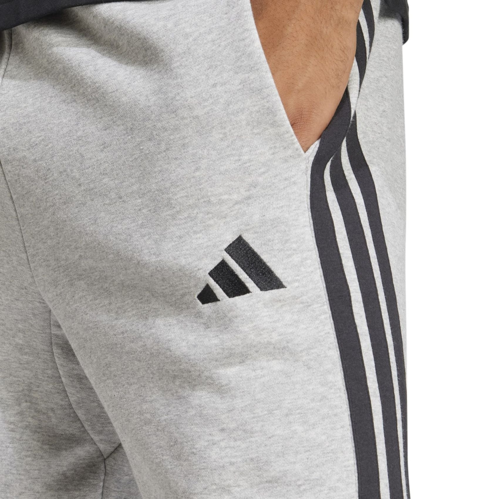ADIDAS M 3S FT SHO, MGREYH/BLACK