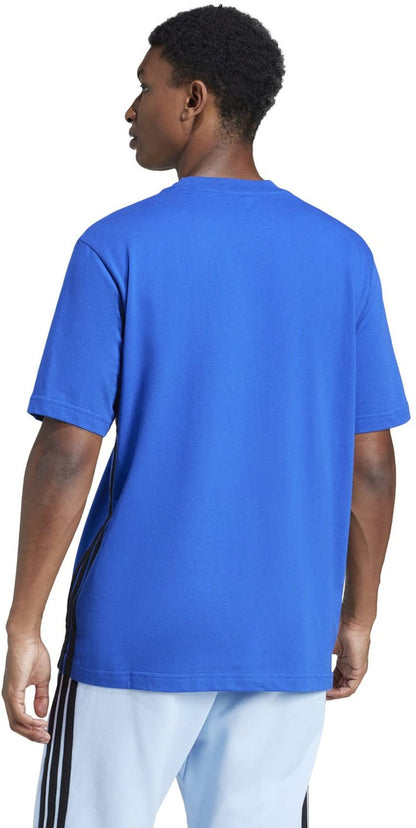 ADIDAS M 3S SJ T, ROYBLU/BLACK