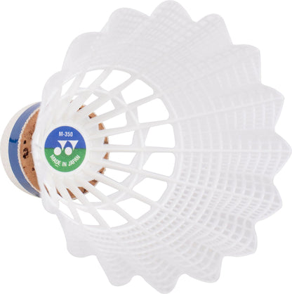 INTERSPORT Badminton-Ball Mavis 350 6er Dose, WEIß