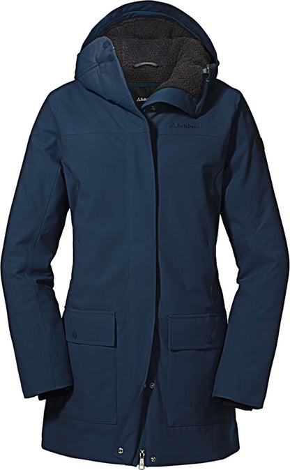 SCHÖFFEL Ins. Parka Rotterdam L, navy blazer Default Title