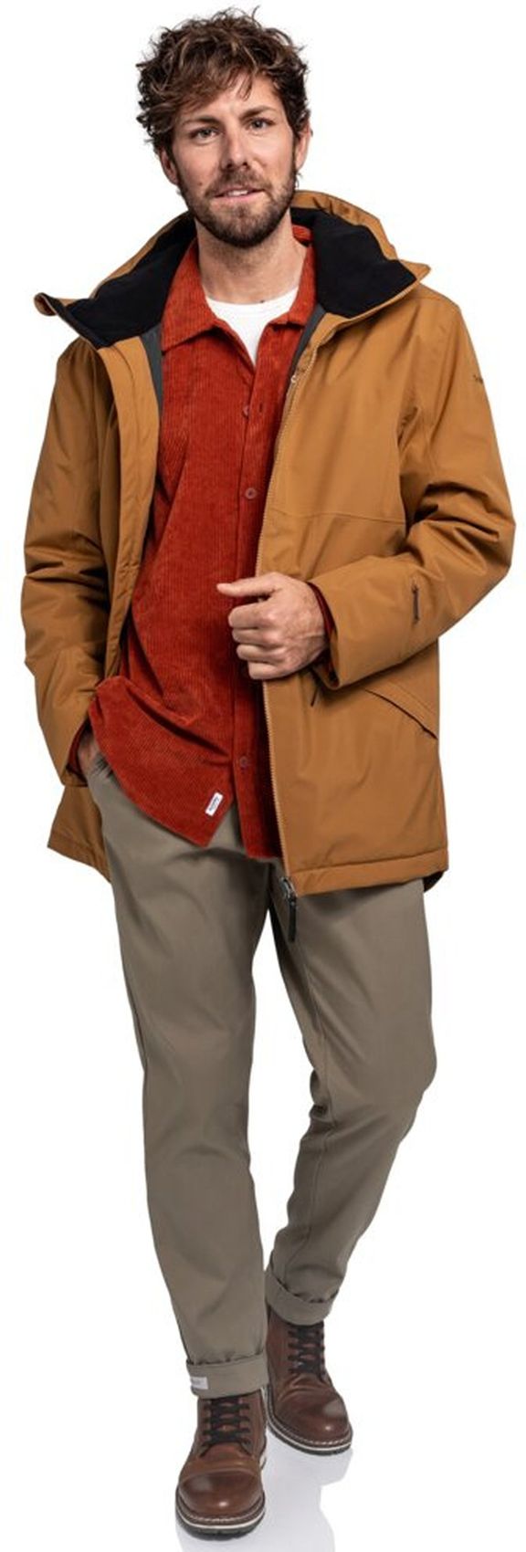 SCHÖFFEL Ins Parka Style Malkay MNS, caramel