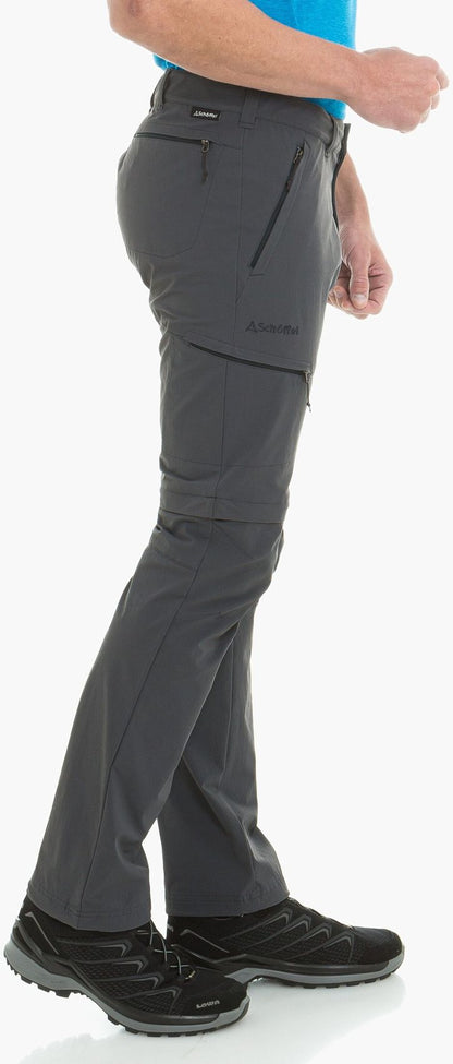 SCHÖFFEL Pants Koper1 Zip Off, asphalt