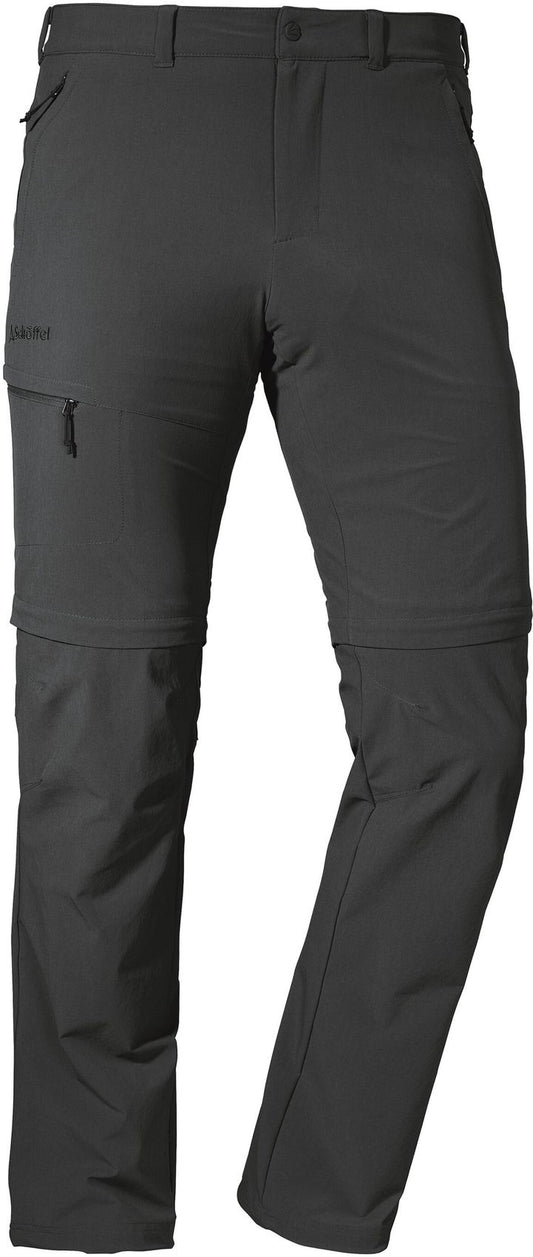 SCHÖFFEL Pants Koper1 Zip Off, asphalt 62