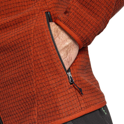 SCHÖFFEL CIRC Fleece Jk Style Terxa MNS, darkcrabapple