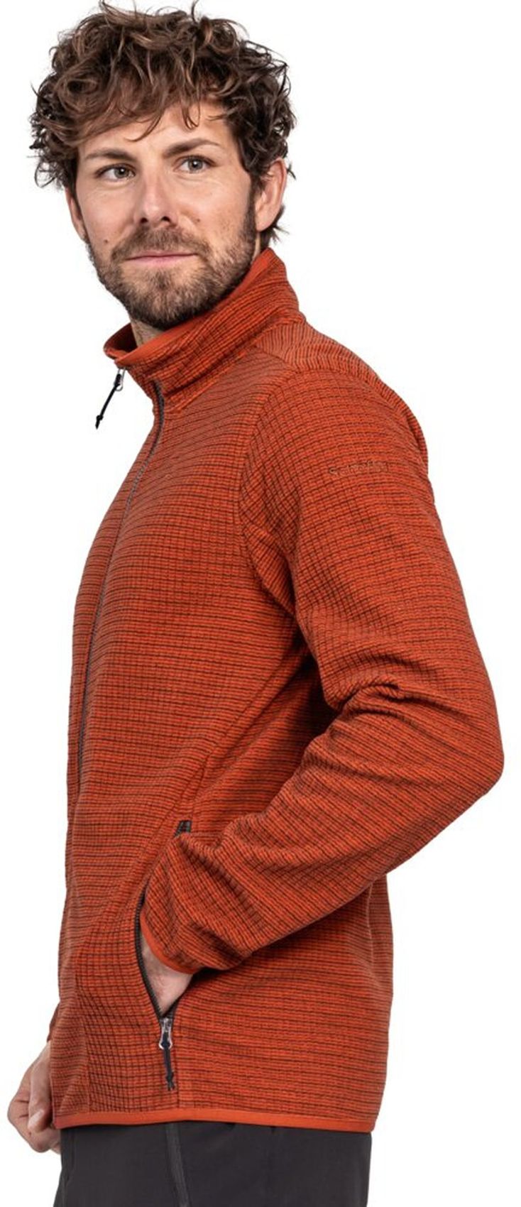 SCHÖFFEL CIRC Fleece Jk Style Terxa MNS, darkcrabapple