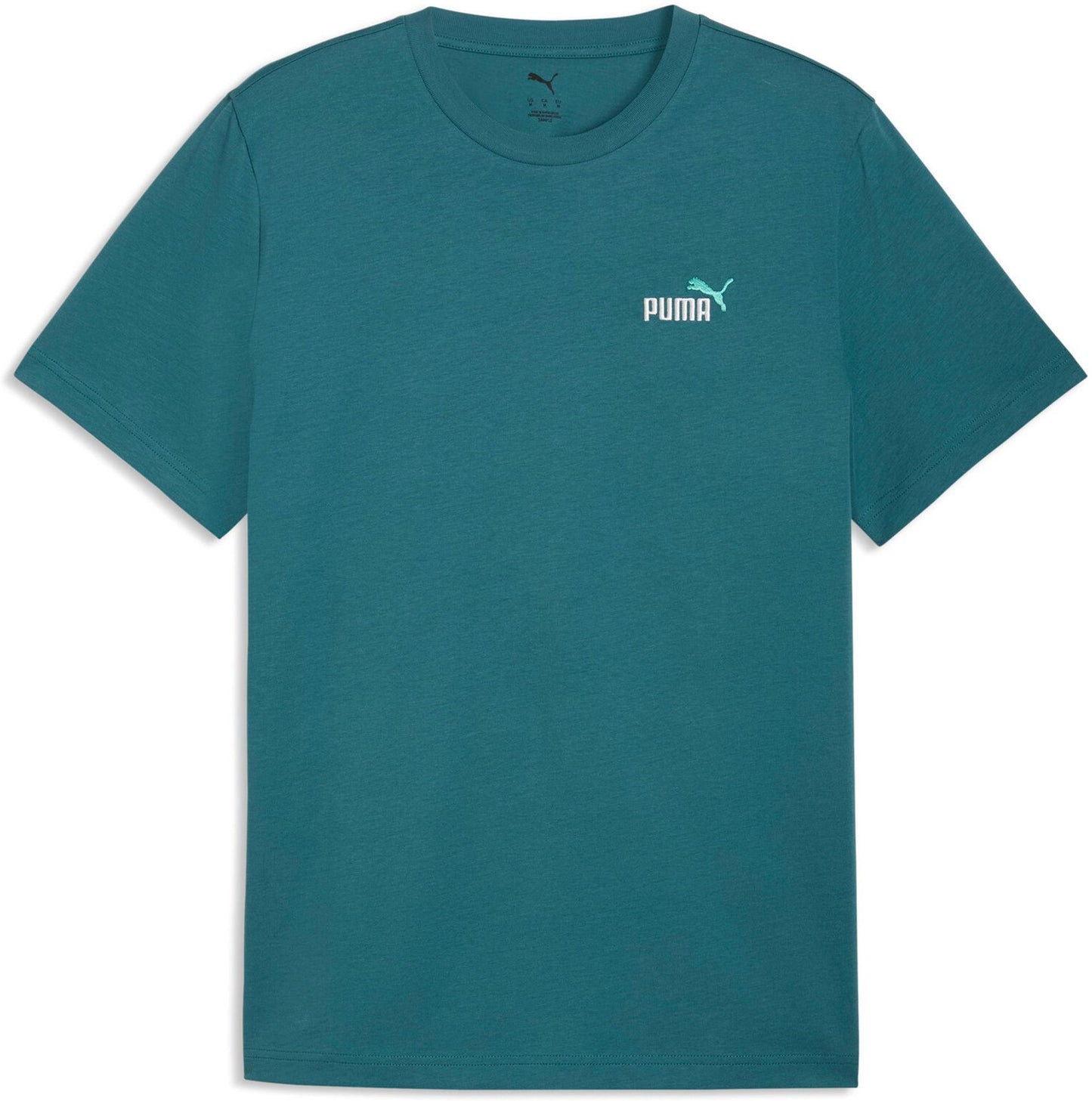 PUMA ESS 2 COLOR Small No 1 Logo Tee, Emerald Ice 3XL