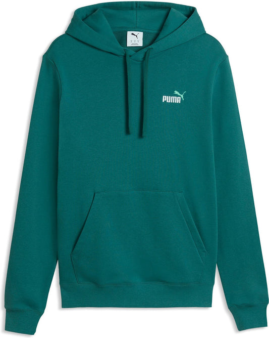 PUMA ESS 2 COLOR Small No. 1 Logo Hoodie, Emerald Ice 3XL