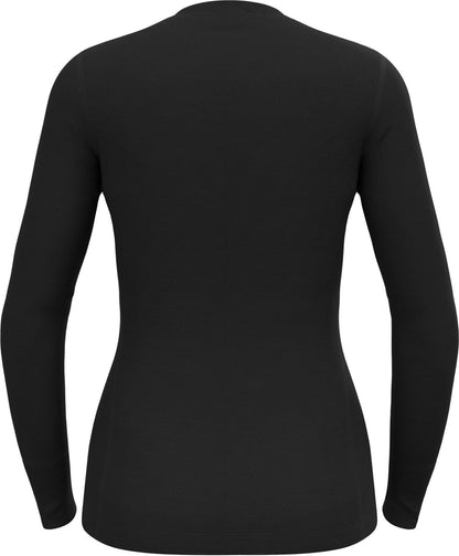 ODLO BL TOP crew neck l/s MERINO 20, black
