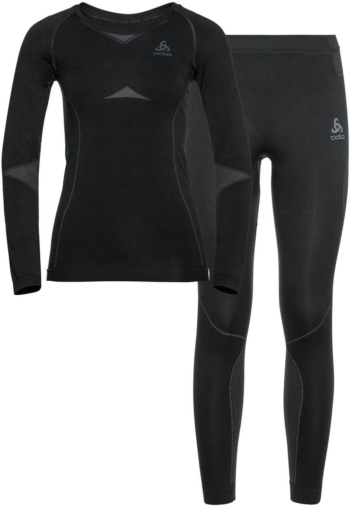 ODLO Set long FUNDAMENTALS PERFORMA, black - odlo graphite grey
