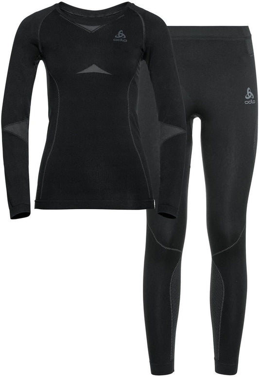 ODLO Set long FUNDAMENTALS PERFORMA, black - odlo graphite grey