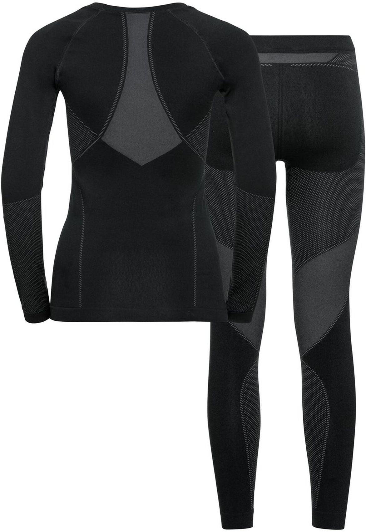 ODLO Set long FUNDAMENTALS PERFORMA, black - odlo graphite grey