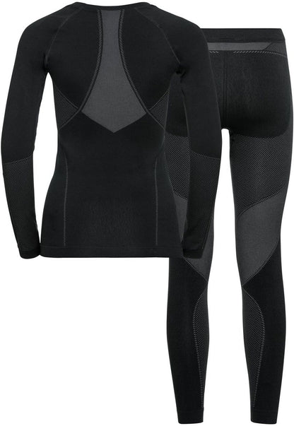 ODLO Set long FUNDAMENTALS PERFORMA, black - odlo graphite grey