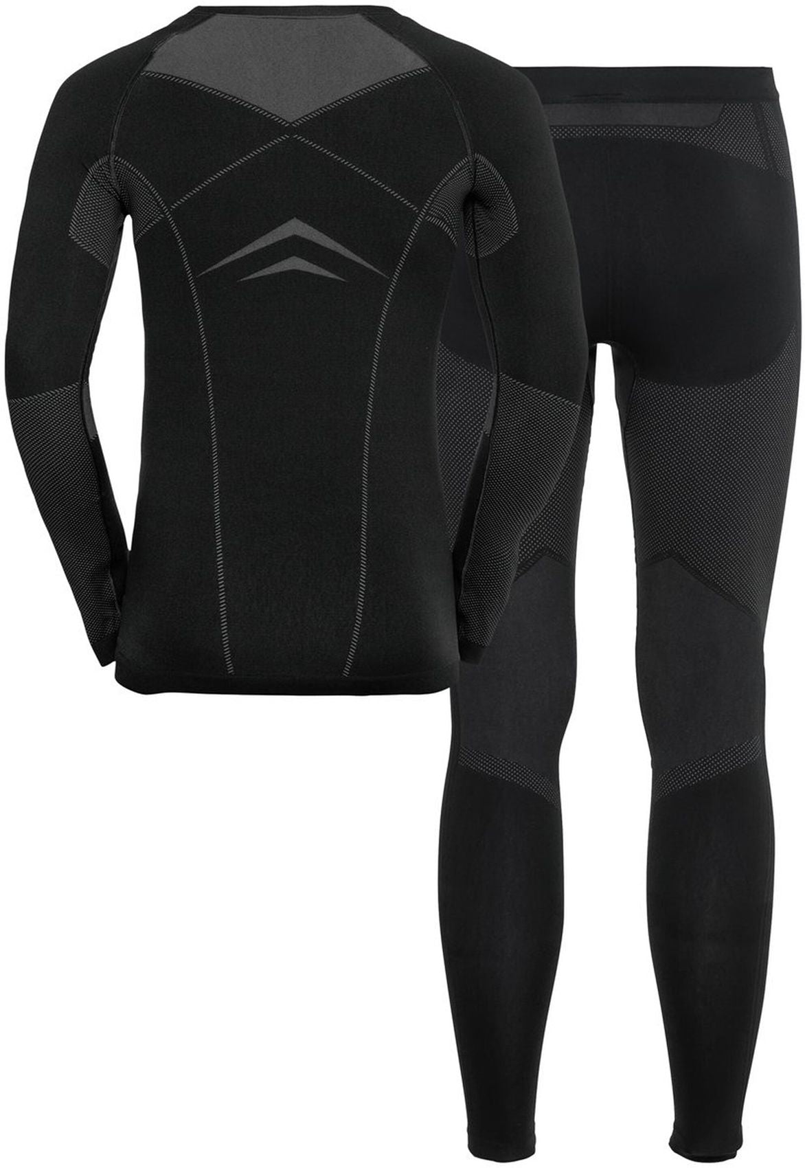ODLO Set long FUNDAMENTALS PERFORMA, black - odlo graphite grey