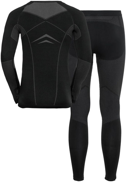 ODLO Set long FUNDAMENTALS PERFORMA, black - odlo graphite grey
