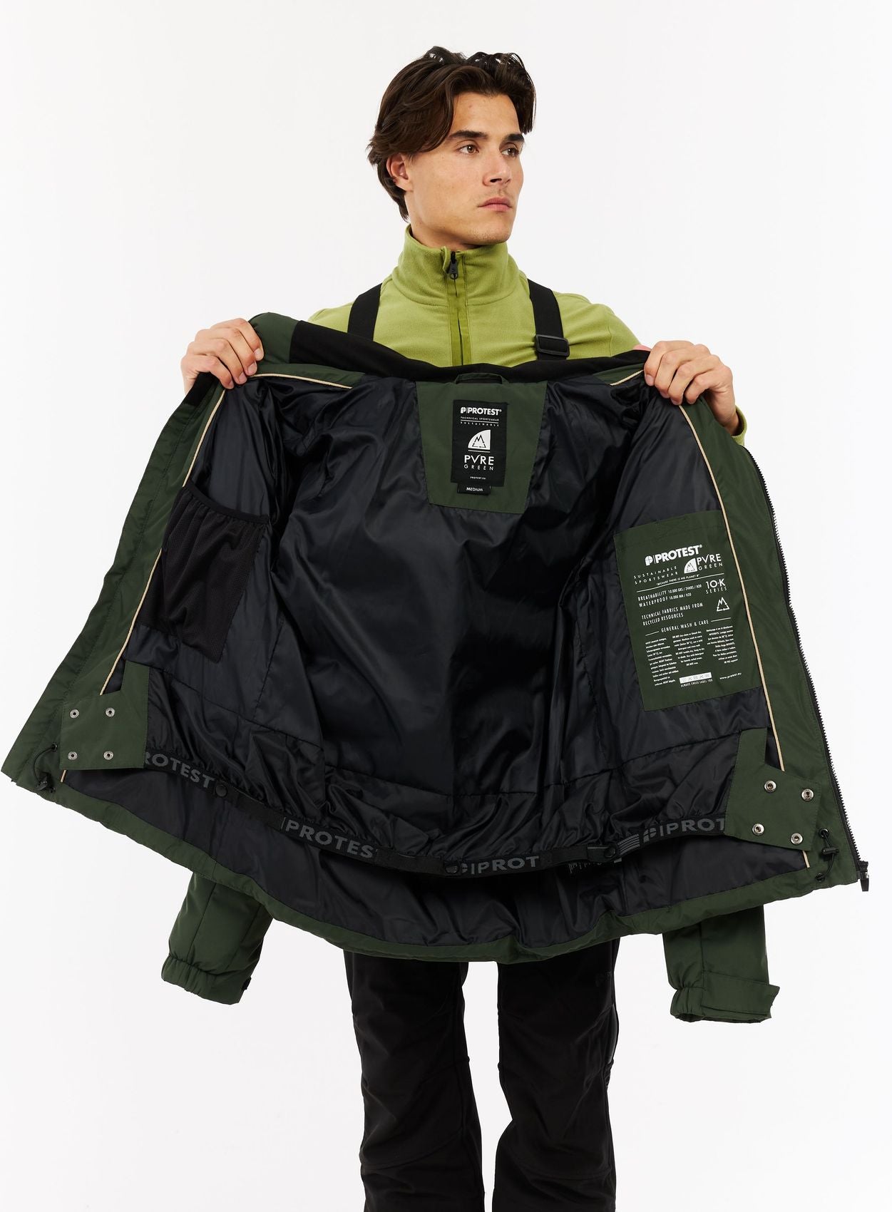PROTEST PRTSuperior snowjacket, Kale green