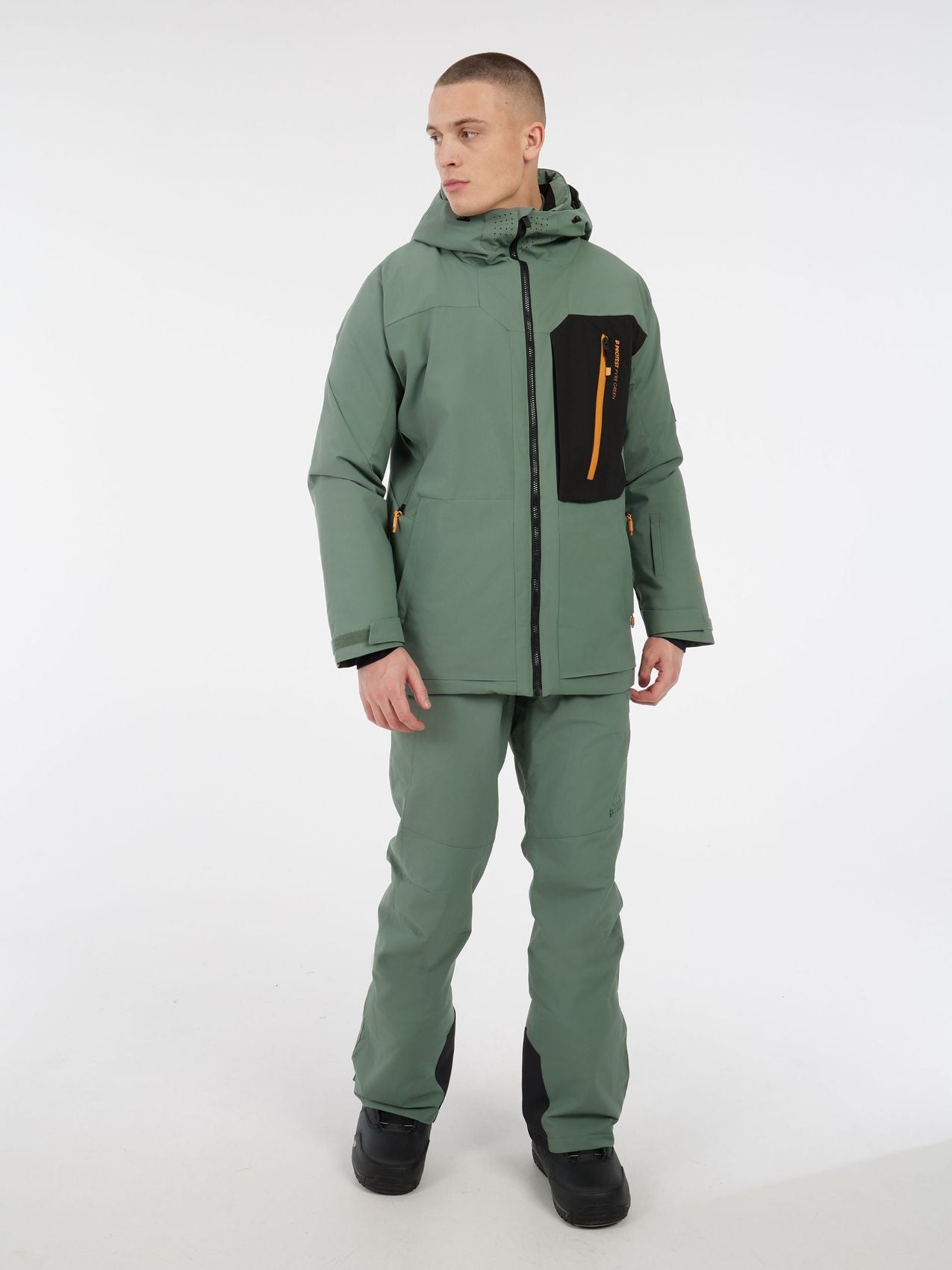 PROTEST PRTWest snowjacket, Aspen green