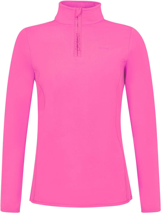 PROTEST REFABRIZ 1/4 zip top, Foxy Pink Default Title