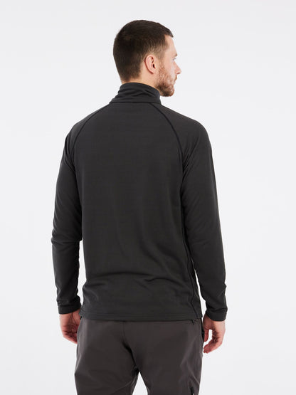 PROTEST PRTKODY 1/4 zip active top, Deep Grey