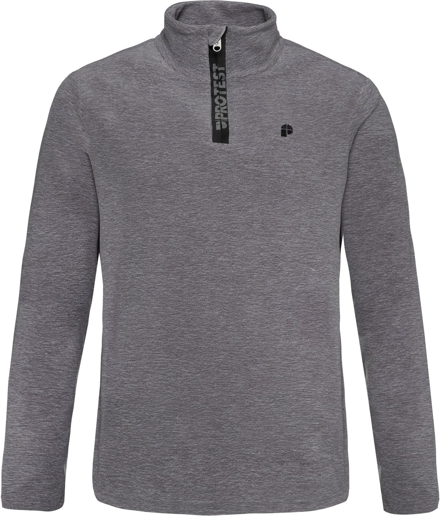 PROTEST PERFECTYM 1/4 zip active top, Dark Grey Melee Default Title