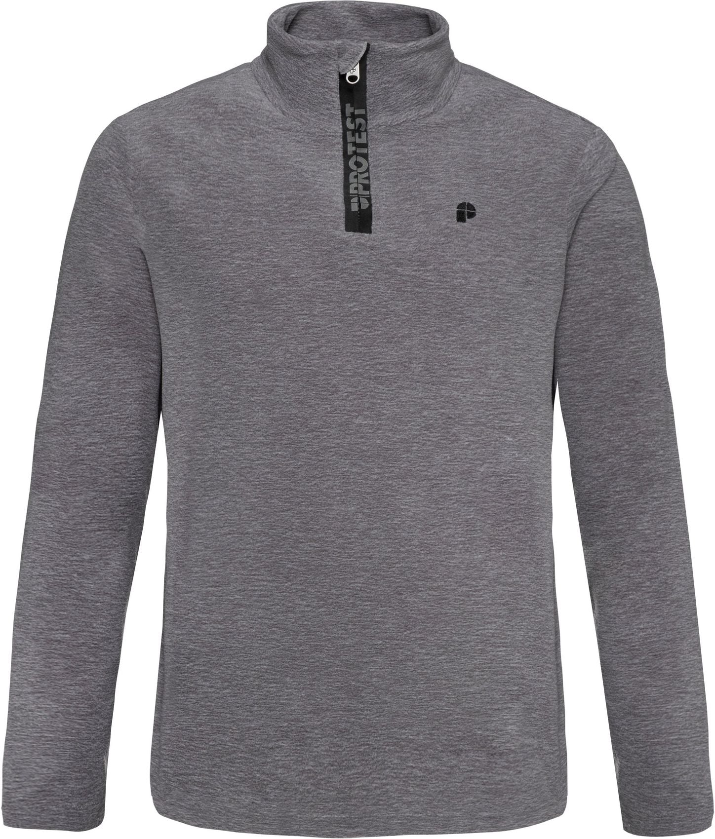 PROTEST PERFECTYM 1/4 zip active top, Dark Grey Melee Default Title