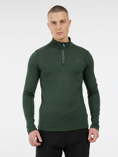 PROTEST REWILL 1/4 zip active top, Kale green