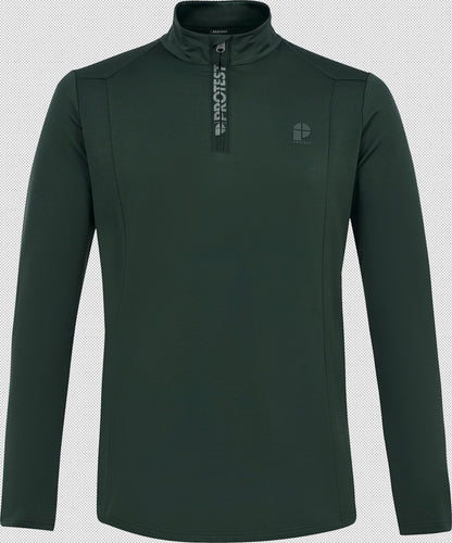 PROTEST REWILL 1/4 zip active top, Kale green M