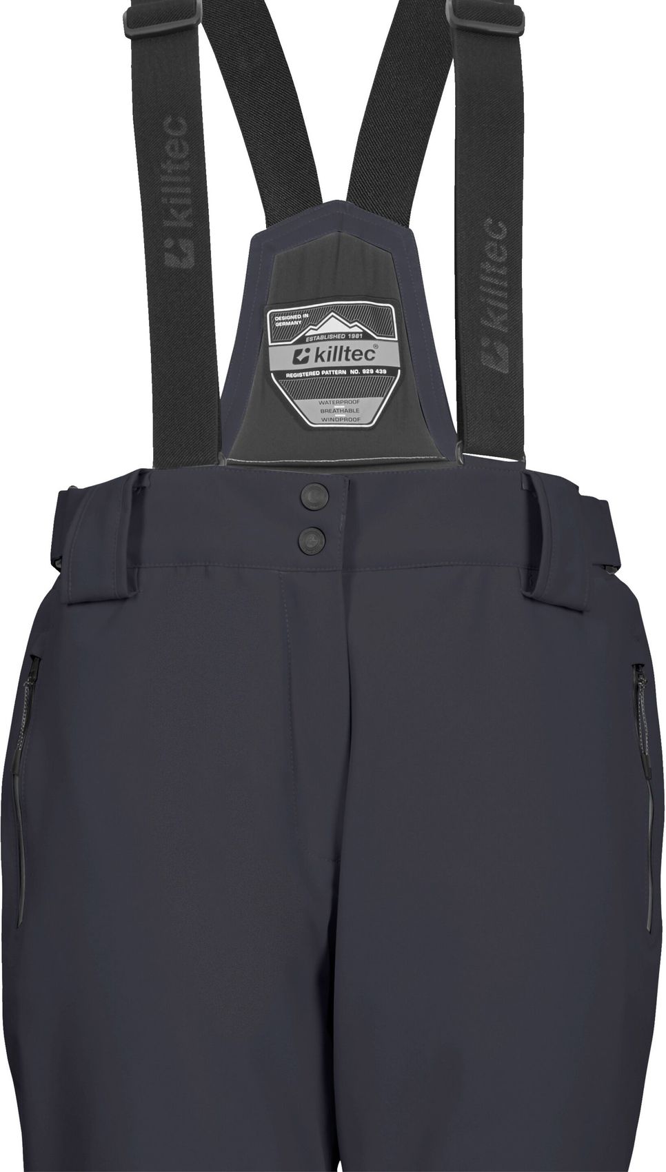 KILLTEC KSW 249 WMN SKI PNTS, schwarz blau