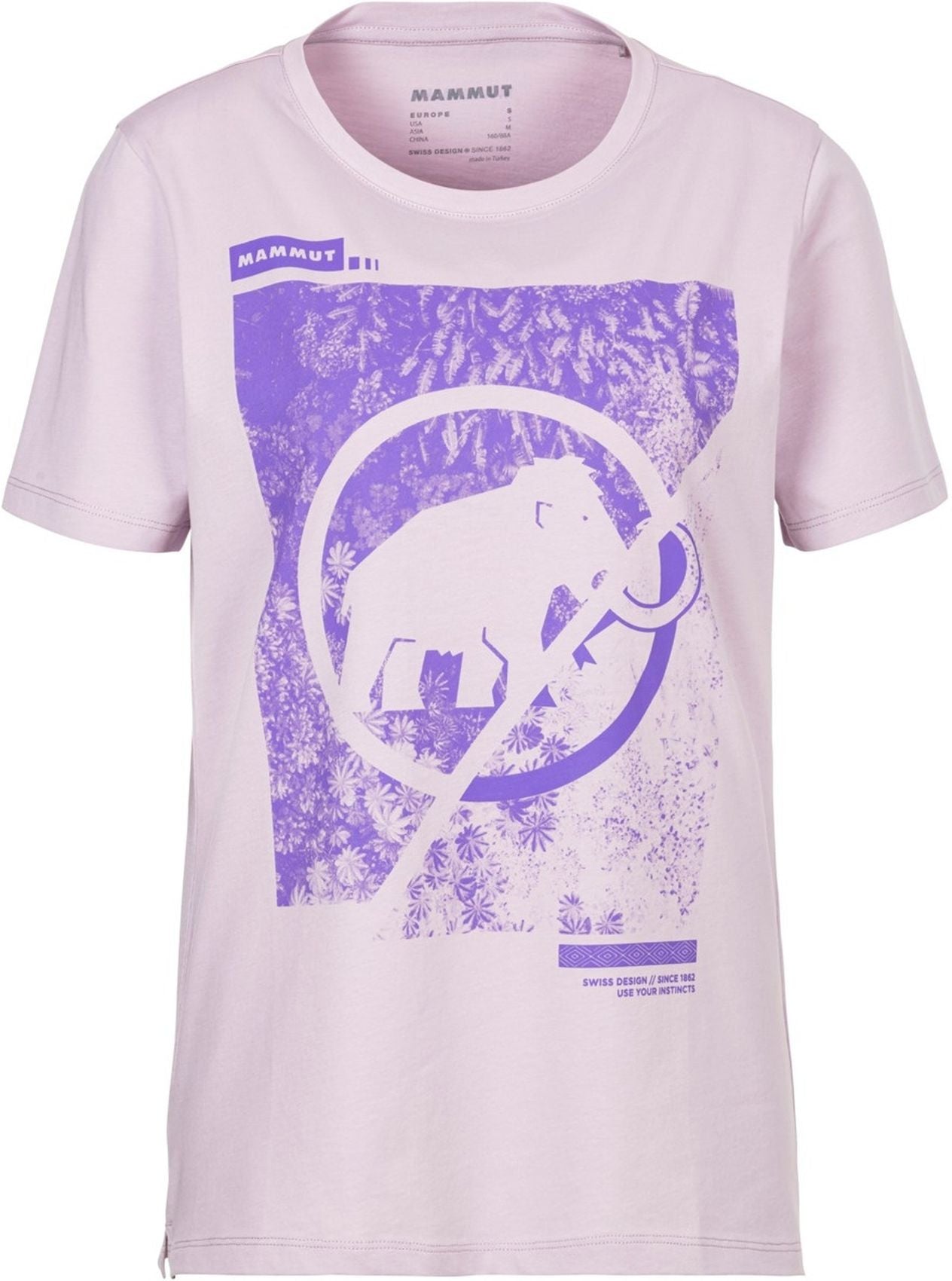 MAMMUT Lucendro Core T-Shirt Women Graphic, alpine calamint L