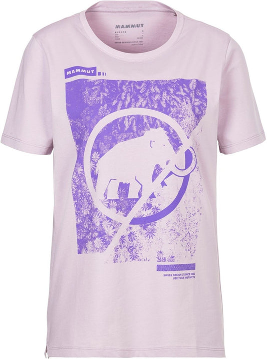 MAMMUT Lucendro Core T-Shirt Women Graphic, alpine calamint L