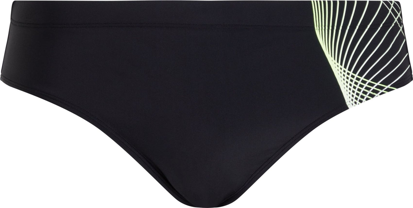 ENERGETCS He.-Badehose Norm Briefs M, BLACK/GREEN LIME 8
