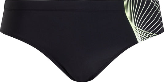 ENERGETCS He.-Badehose Norm Briefs M, BLACK/GREEN LIME 8