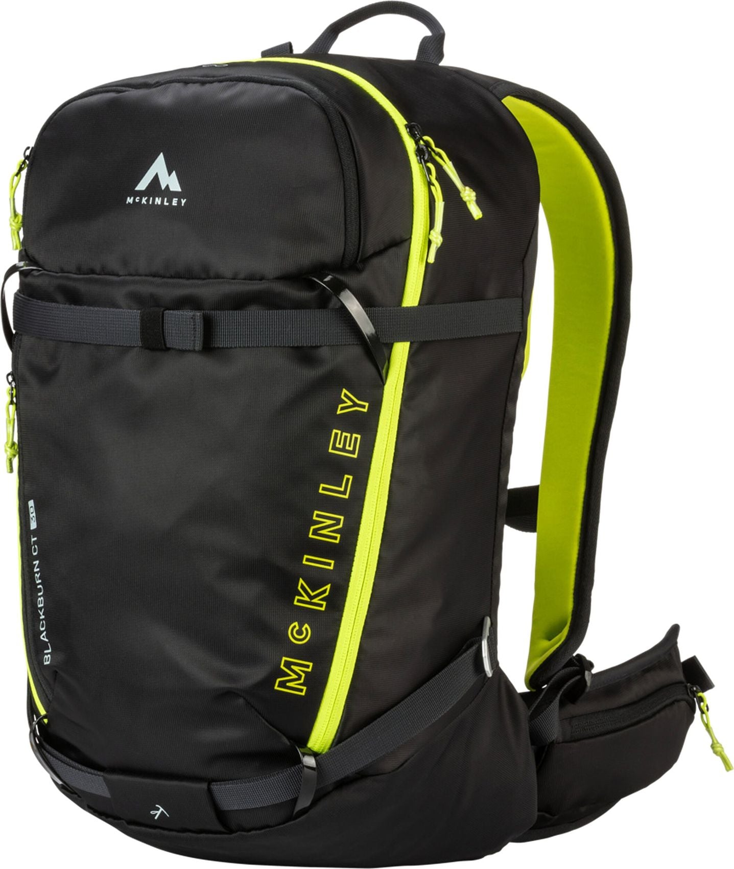 MC KINLEY Ux.-Touren-Rucksack BLACK BURN CT 3, BLACK NIGHT/GREEN LI Default Title