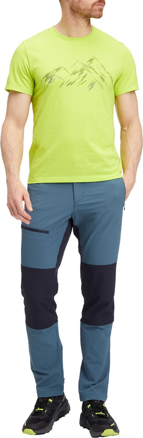 MC KINLEY He.-T-Shirt Galla M, GREEN LIME