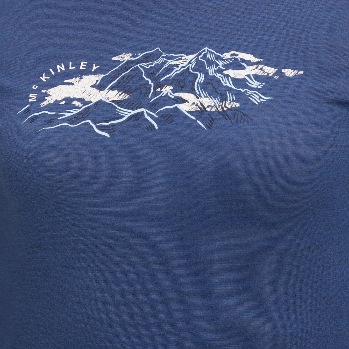 MC KINLEY Da.-T-Shirt Shane II LS W, NAVY
