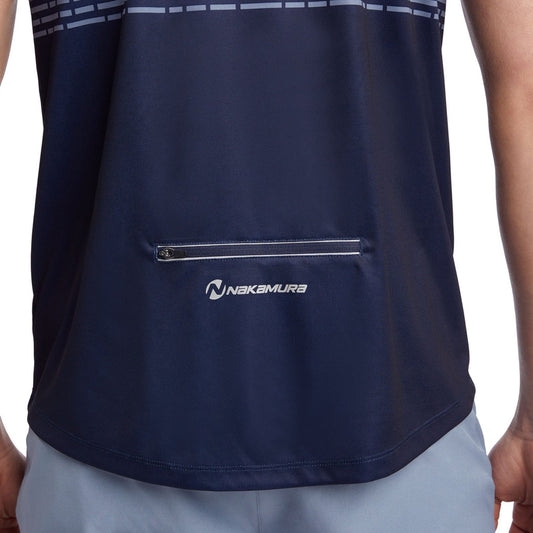 NAKAMURA He.-Fahrrad-Trikot Daniel III M, BLUE DARK/NAVY DARK