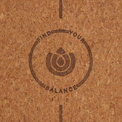 ENERGETCS Yoga-Matte Yoga Cork mat, BROWN LIGHT