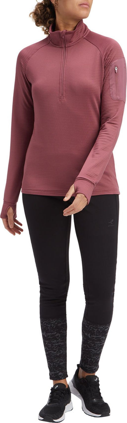 ENERGETCS Da.-Langarmshirt Wilona W, RED WINE