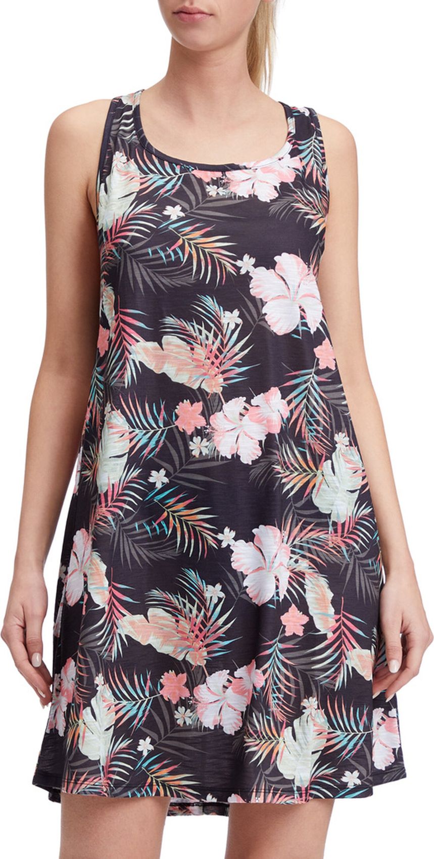 FIREFLY Da.-Kleid Lilou W, AOP/BLACK