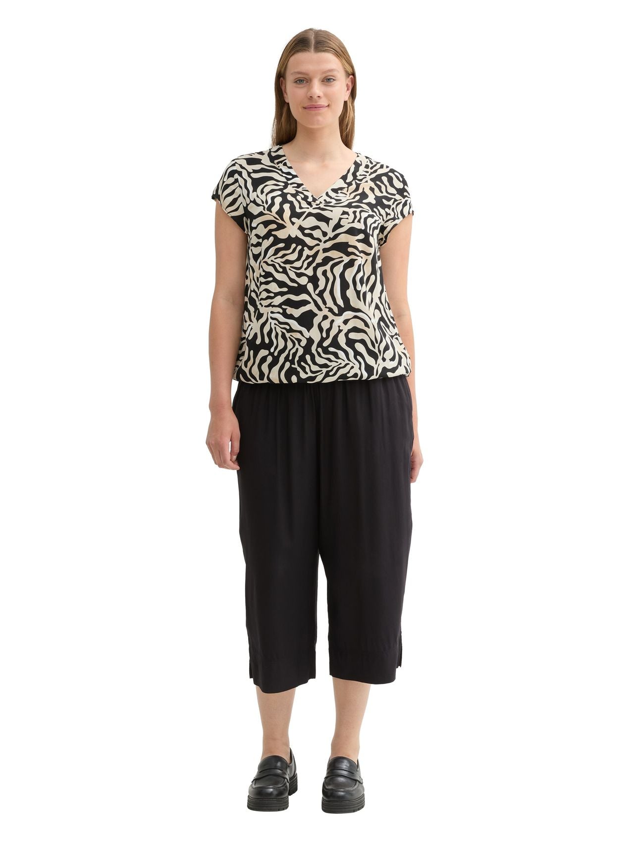 TOM TAILOR Plus Size - Culotte Hose mit Livaeco™ BY BIRLA CELLULOSE
