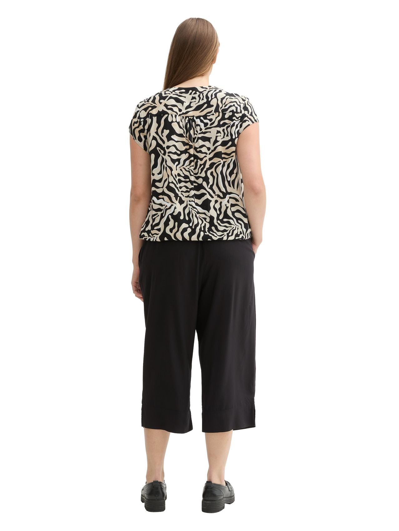 TOM TAILOR Plus Size - Culotte Hose mit Livaeco™ BY BIRLA CELLULOSE