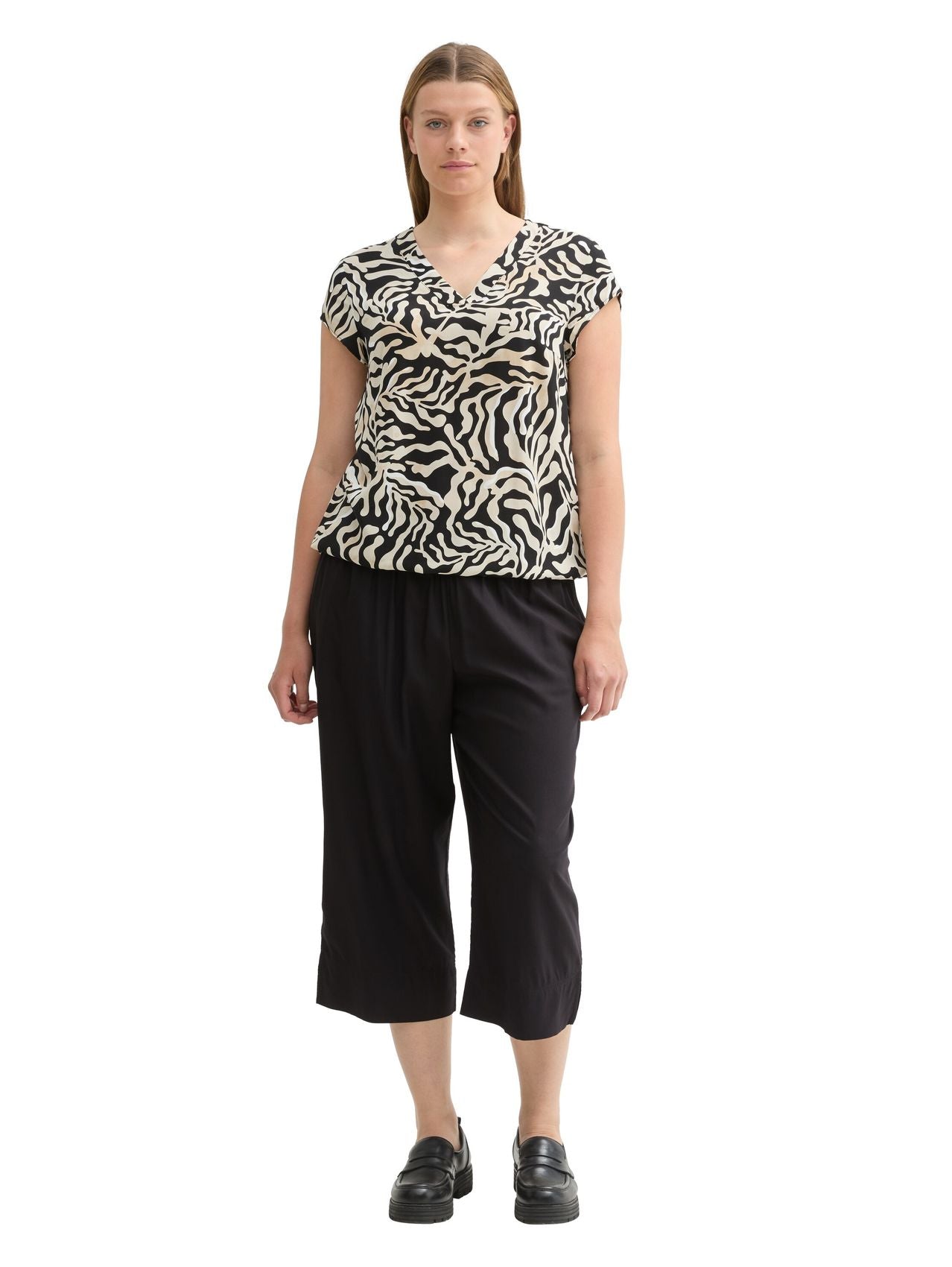 TOM TAILOR Plus Size - Culotte Hose mit Livaeco™ BY BIRLA CELLULOSE