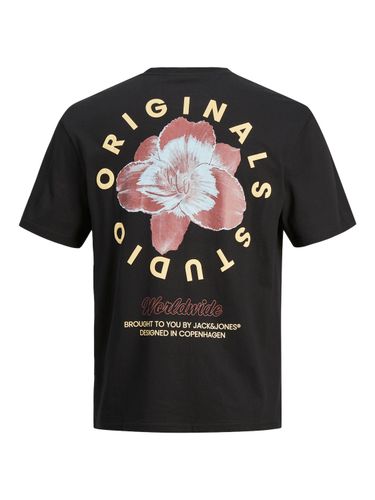 JACK & JONES JACK&JONES JORSEQUOIA GRAPHIC BACK SS CREW NECK L