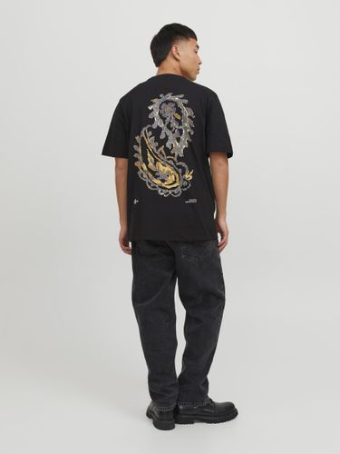 JACK & JONES JACK&JONES JORGRACIA GRAPHIC TEE SS CREW NECK LN