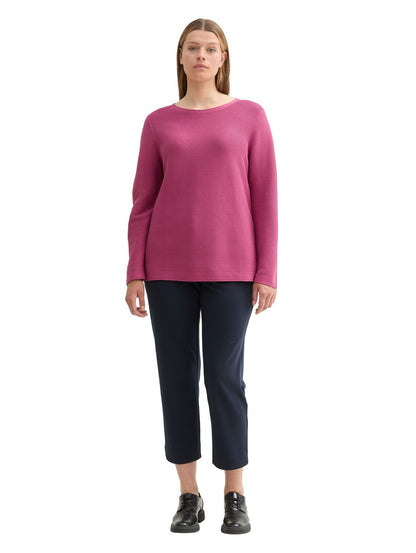 TOM TAILOR Plus Size - Strickpullover aus Bio-Baumwolle
