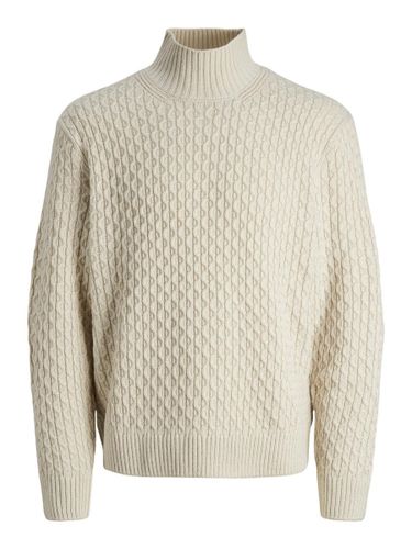 JACK & JONES JACK&JONES JORCOSY KNIT CABLE HIGH NECK LN