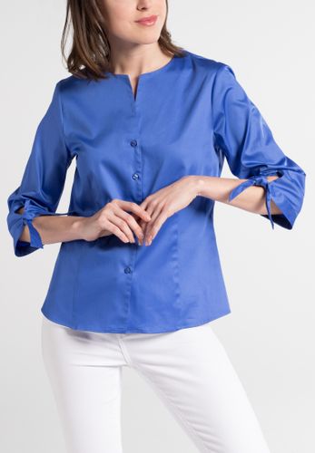 ETERNA Satin Shirt Bluse Satingewebe 3/4-Arm Dreiviertelarm