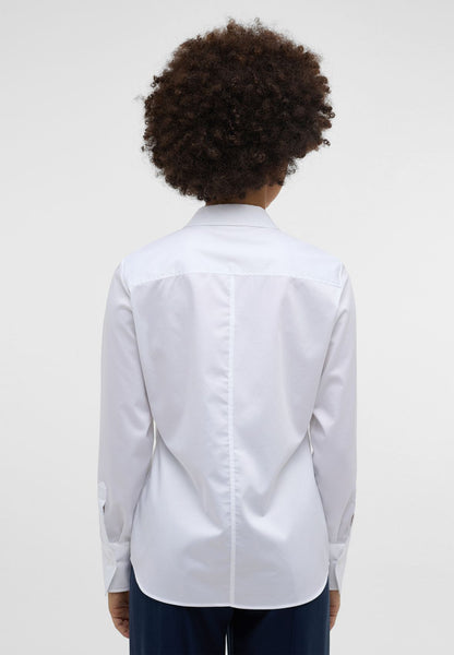 ETERNA Satin Shirt Bluse Satingewebe Langarm