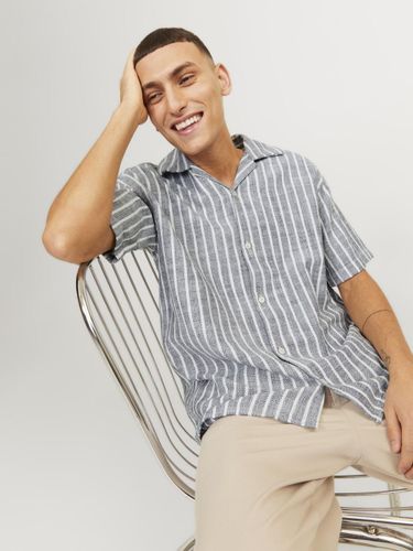 JACK & JONES JACK&JONES JORCABANA STRIPE SHIRT SS SN
