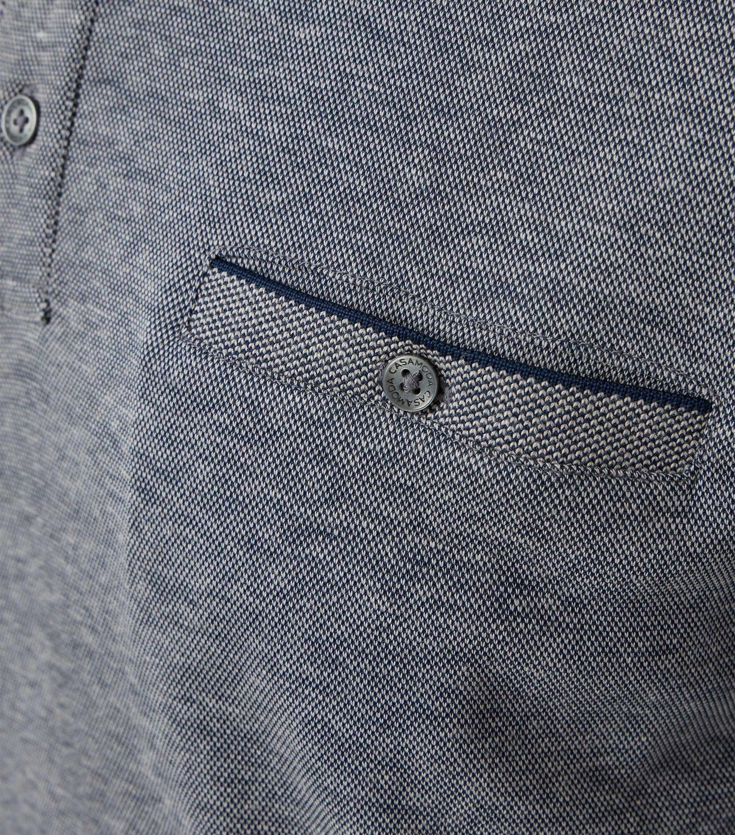 CASA MODA Polo-Shirt Langarm