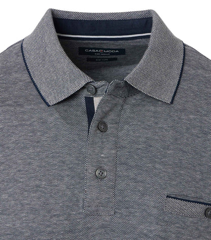 CASA MODA Polo-Shirt Langarm